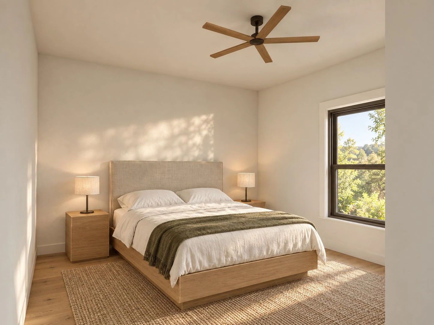 A single-story residence — interior architectural visualization