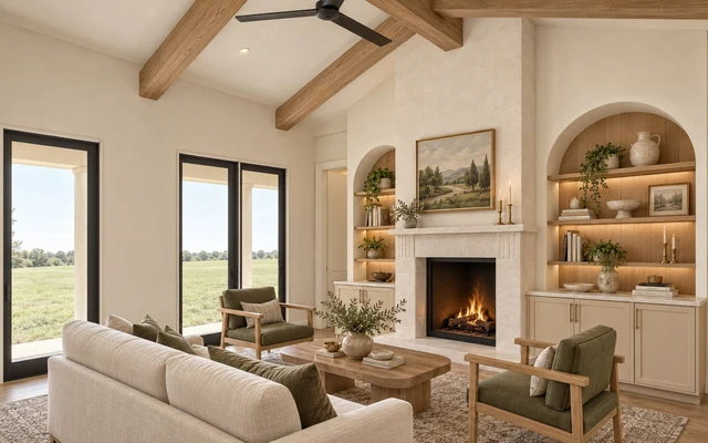 A light-filled residence — interior architectural visualization